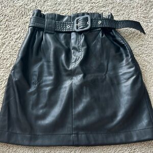 Leather skirt